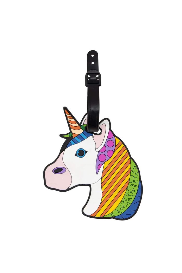 Tag Identificador de Bagagem para Malas de Viagem Emoji By Romero Unicornio