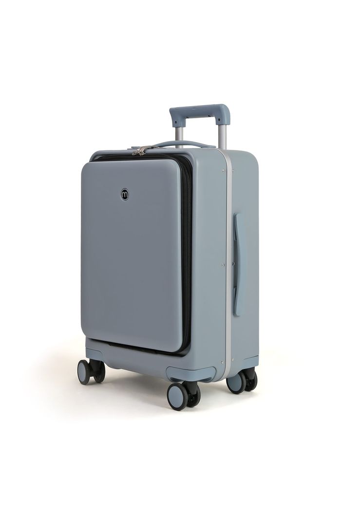 Mala de Viagem Pequena de Bordo 10 kg em Policarbonato Bélgica Maloa Azul