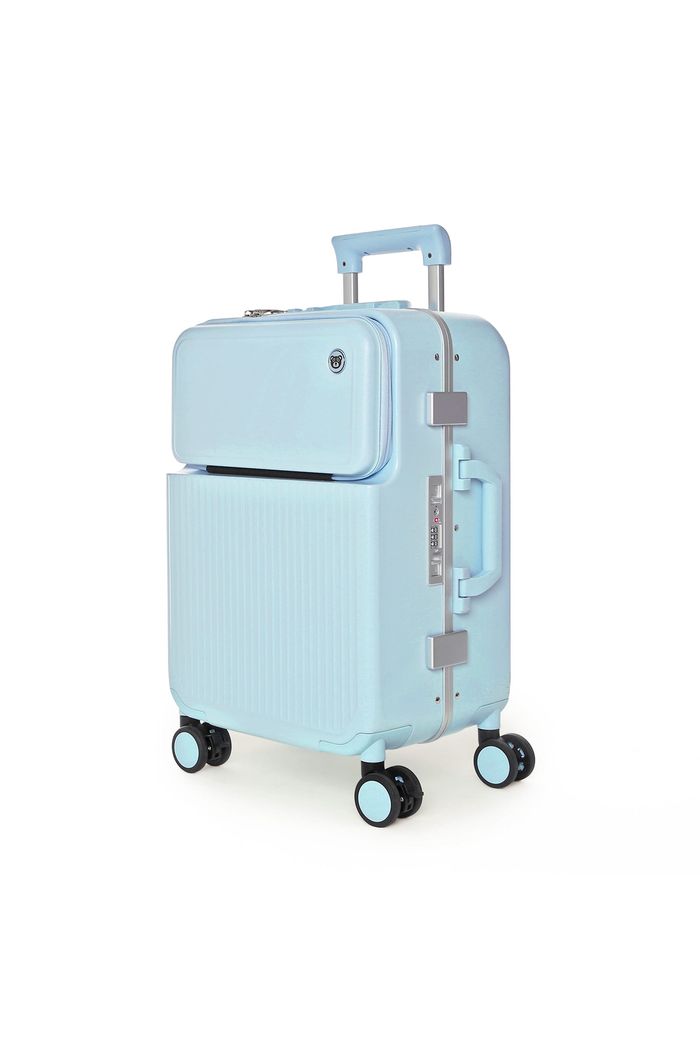 Mala de Viagem Pequena de Bordo 10 kg em Policarbonato Porto Maloa Azul