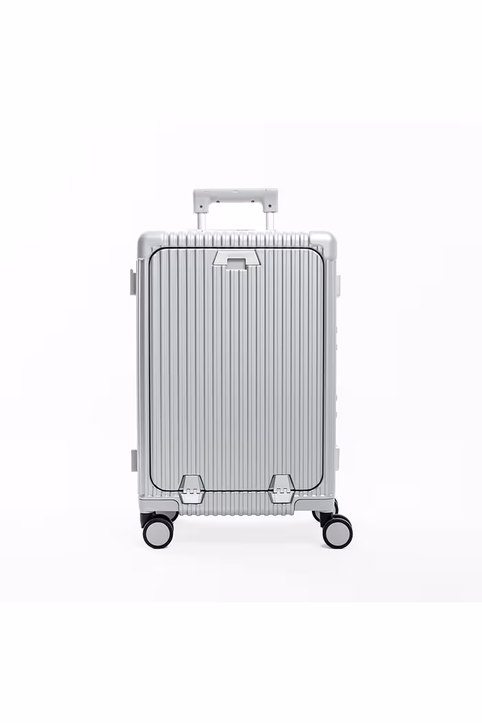 Mala de Viagem Pequena de Bordo 10 kg Policarbonato Suécia Prata