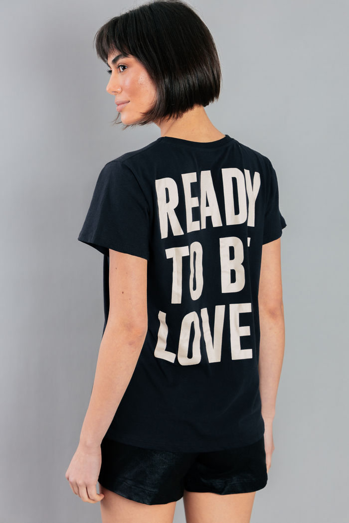 T-SHIRT BABYLOOK  PRETA LOVED