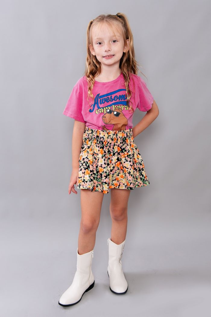SHORT SAIA INFANTIL LASIE FLORAL