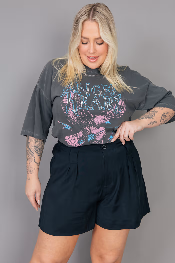 BERMUDA ALFAIATARIA PRETA