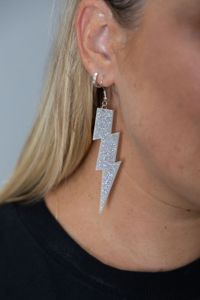 BRINCO RAIO GLITTER HOLOGRAFICO