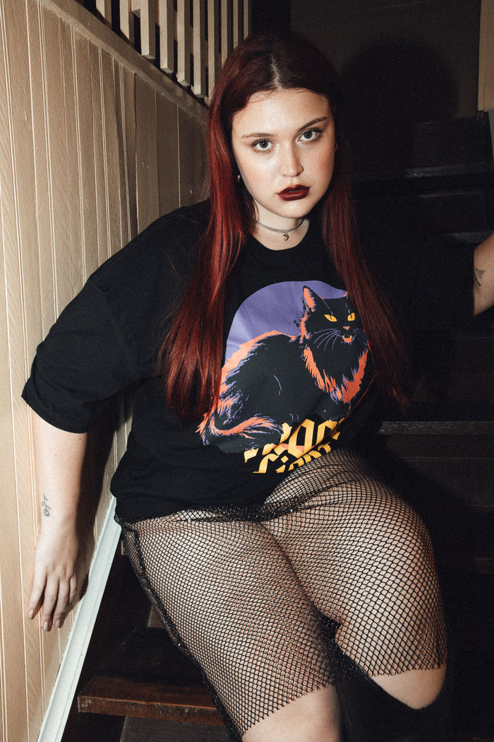 CAMISETA T-SHIRT VINTAGE PRETA MOON LIGHT