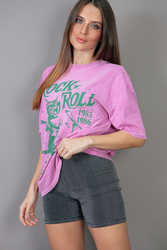 BERMUDA BIKER  LUREX PRATA