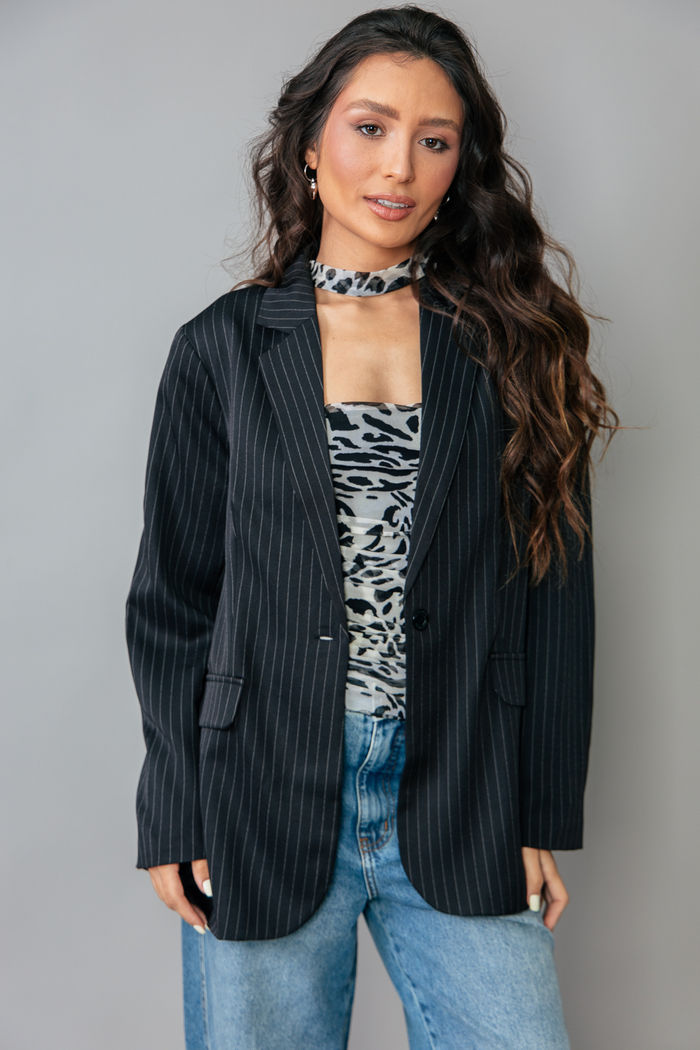 BLAZER  ALFAIATARIA RISCA DE GIZ