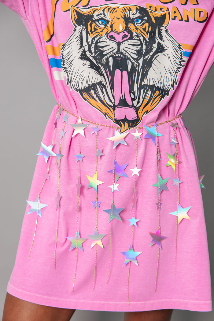 ACESSÓRIO SAIA CORRENTES COM ESTRELAS