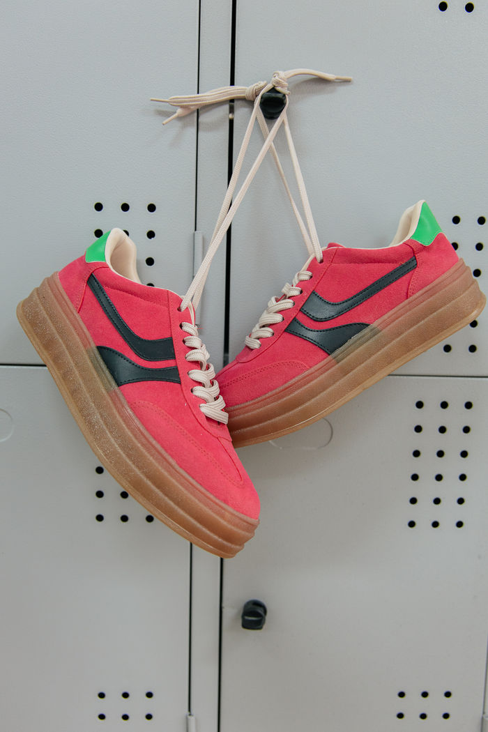 TÊNIS COOLEST ROSA COM VERDE