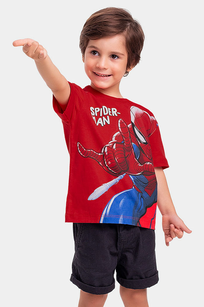 Camiseta com relevo em 3d spider-man