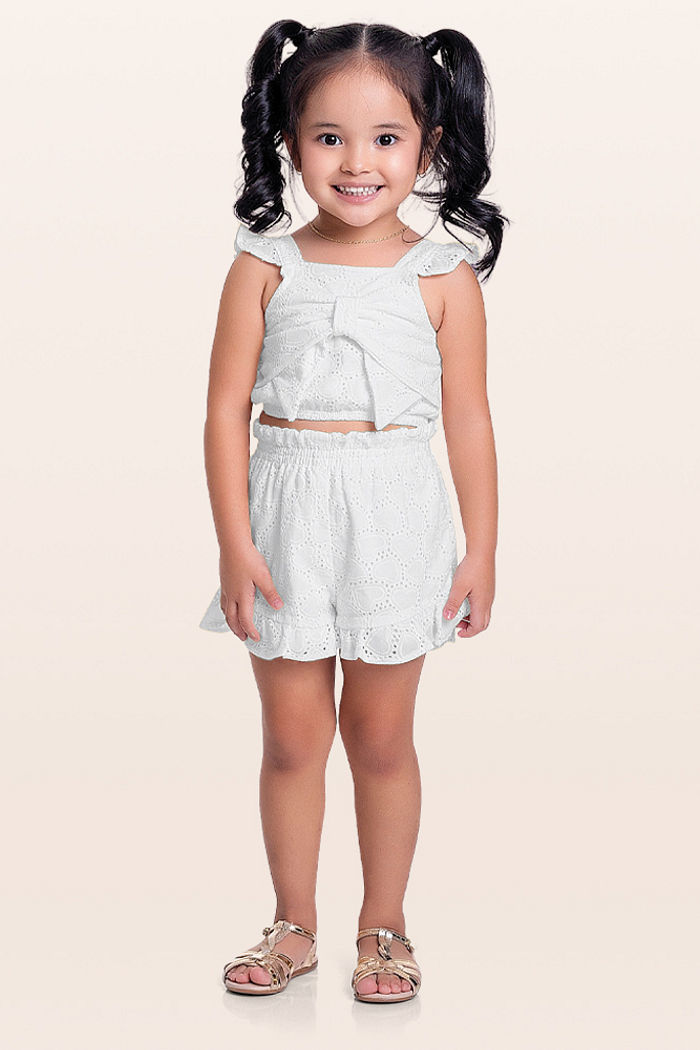 Short em laise coração