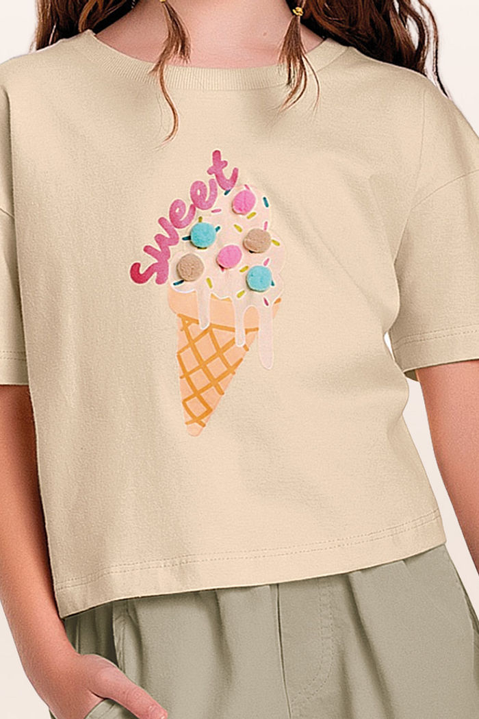 Blusa em meia malha poá fashion