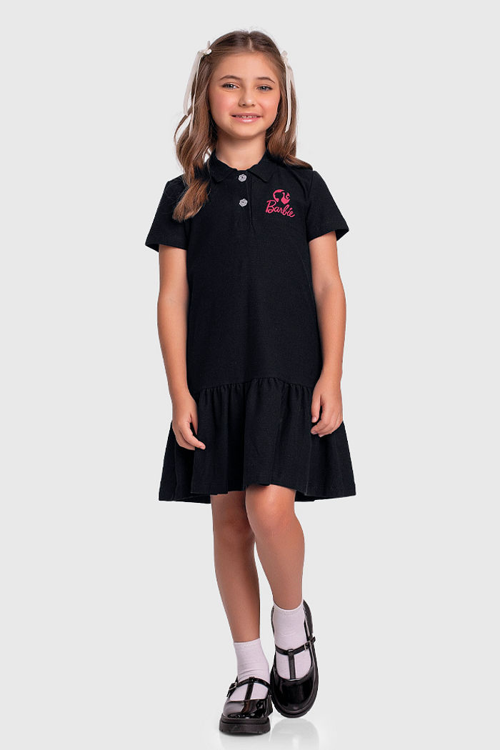 Vestido polo em malha florence Barbie