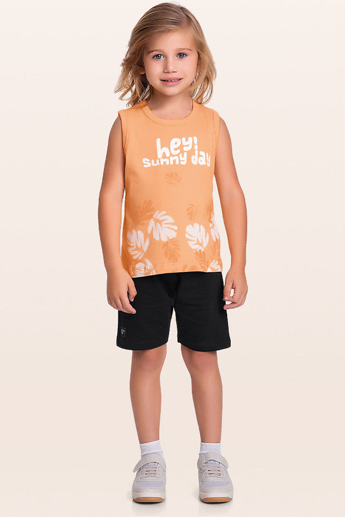 Conjunto regata e bermuda sunny day