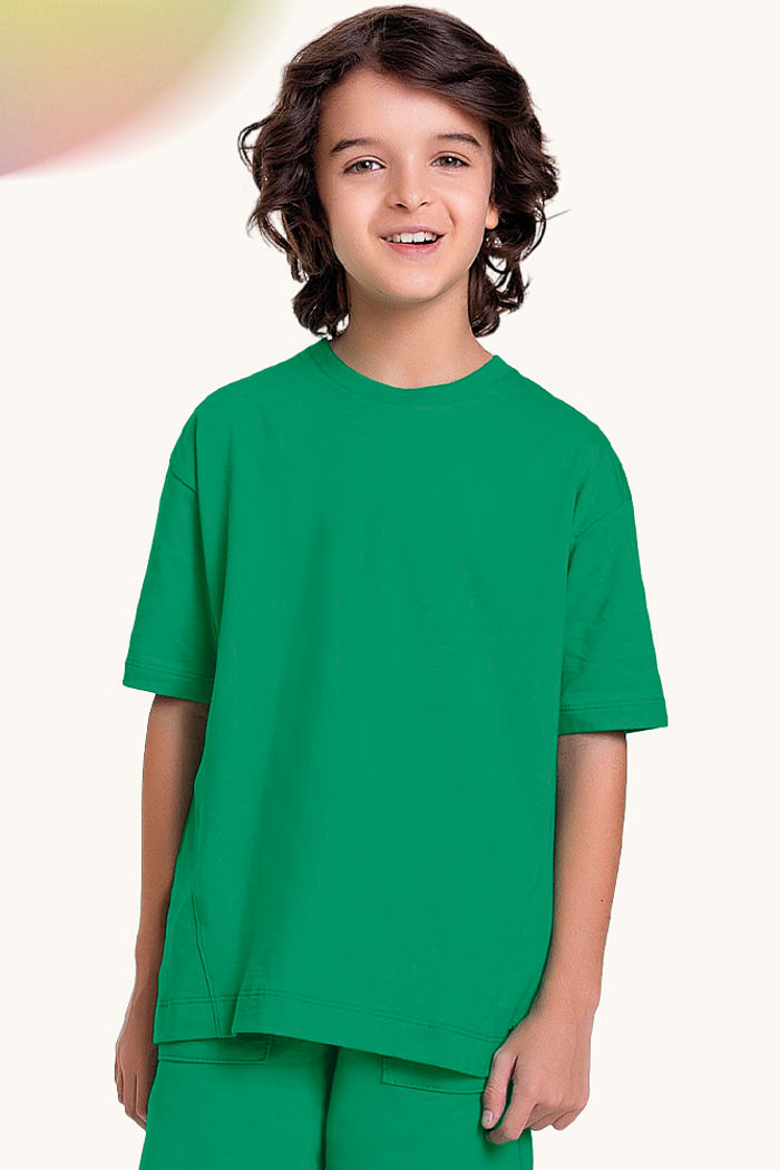 Camiseta em meia malha over