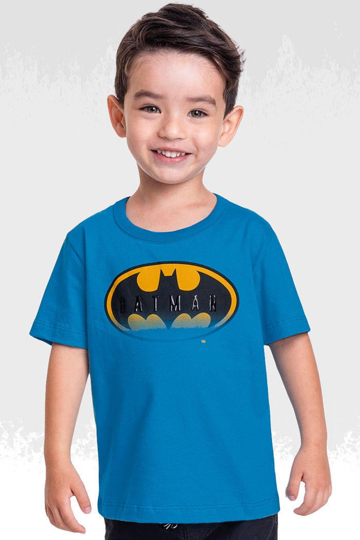 Camiseta em meia malha do batman