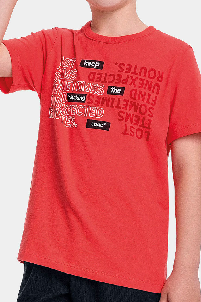 Camiseta em meia malha new york