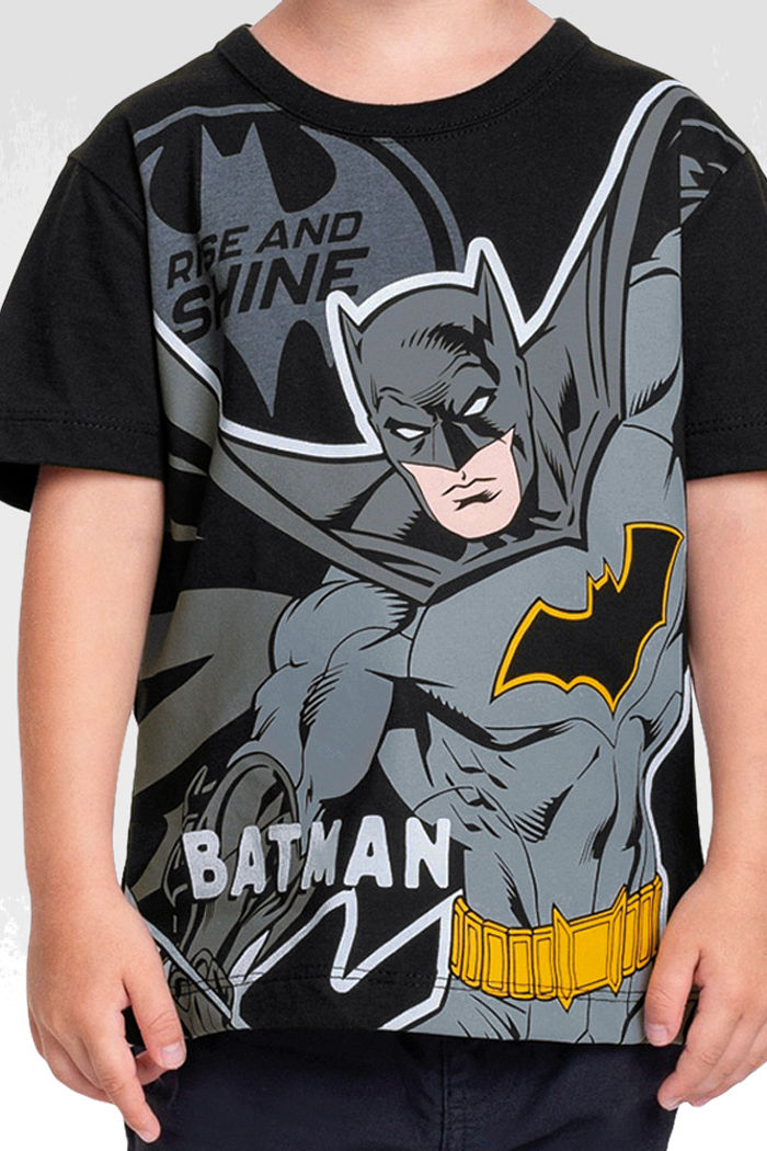 Camiseta do batman em meia malha