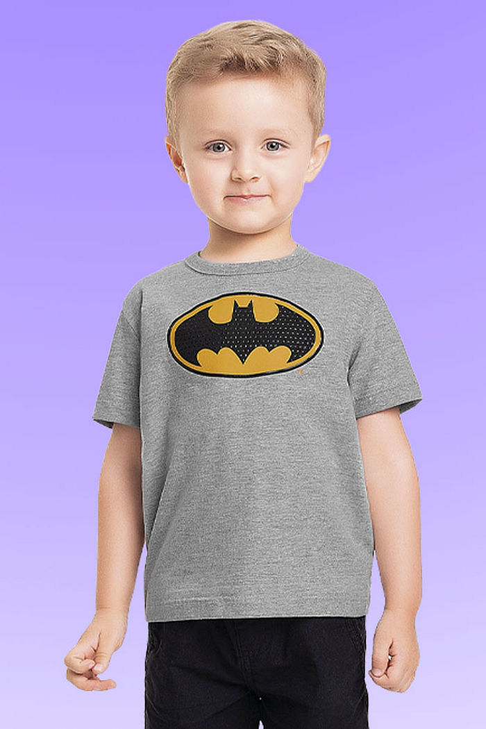 Camiseta em meia malha Batman