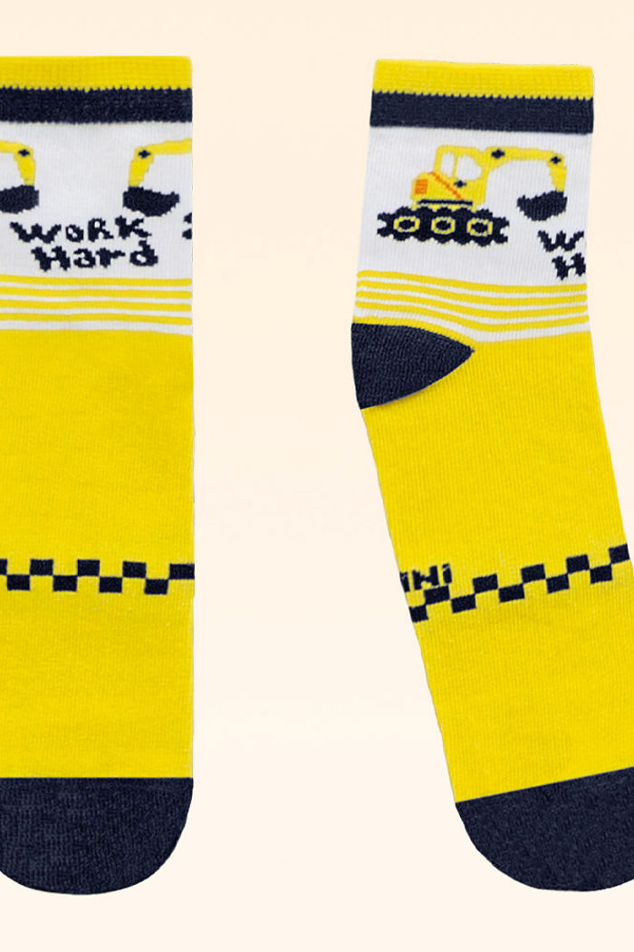 Meia cano curto work hard