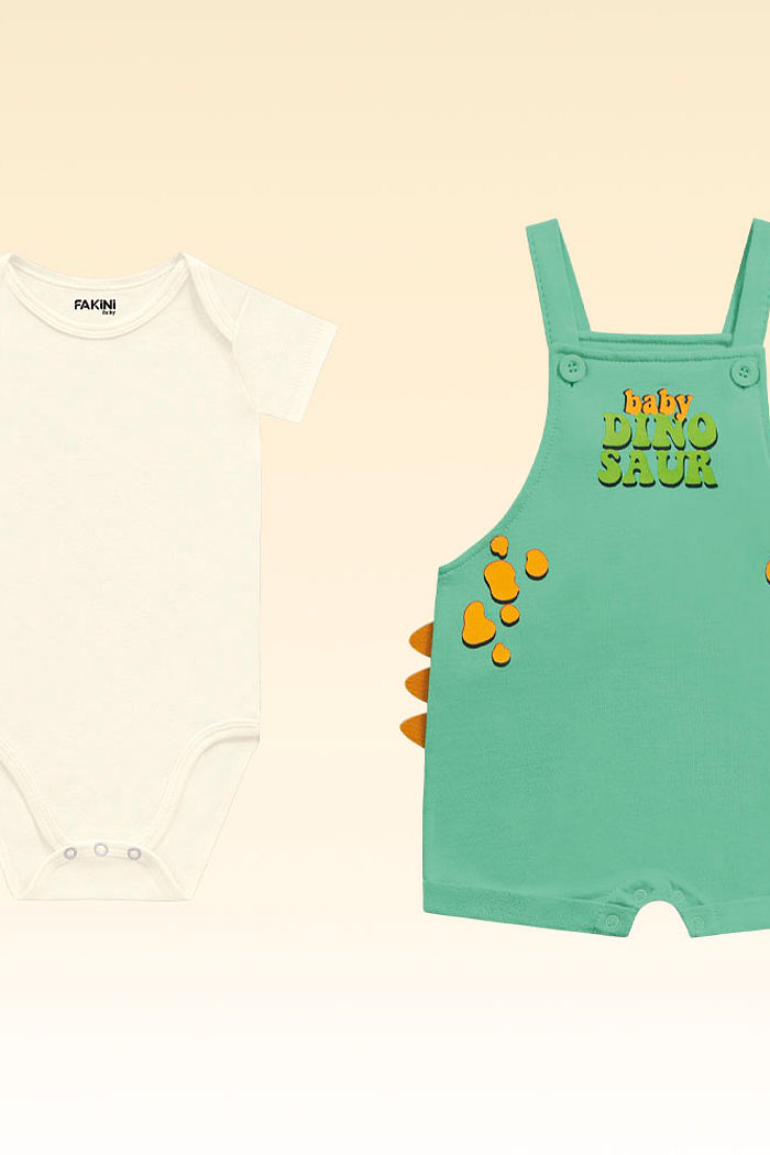 Conjunto body em suedine e macacão em moletinho