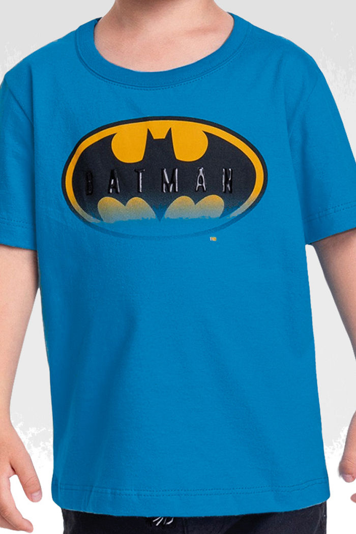 Camiseta em meia malha do batman