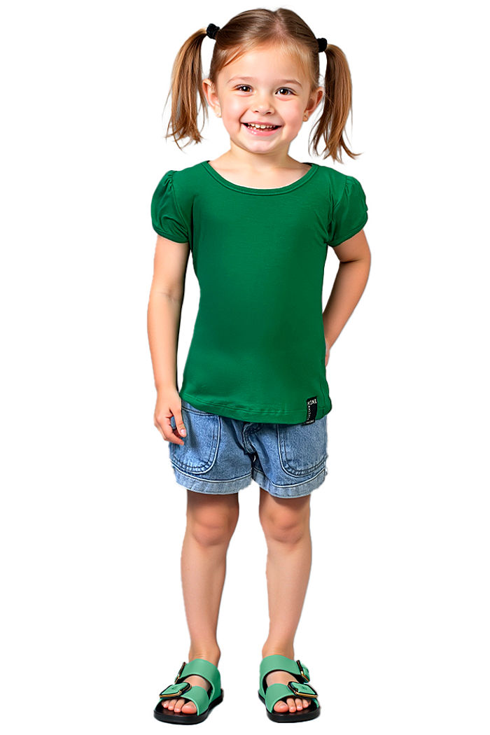 Blusa Básica Manga Curta