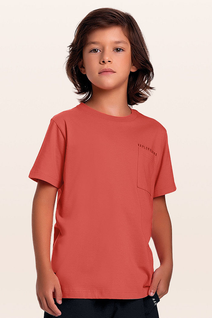 Camiseta em meia malha explore more