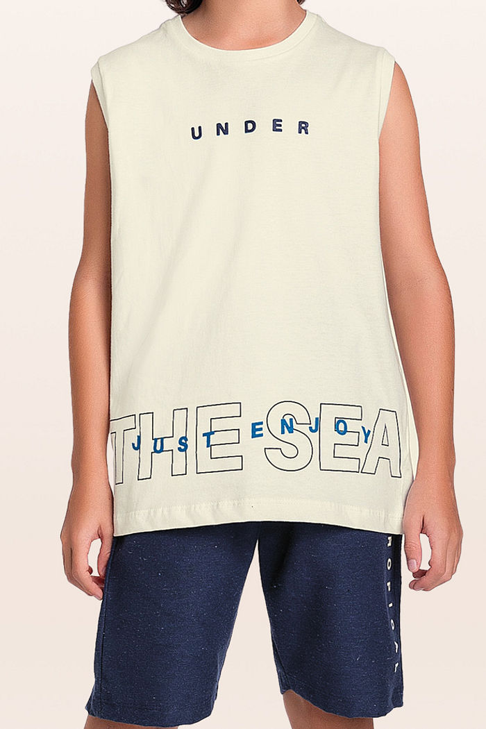 Conjunto regata e bermuda mar