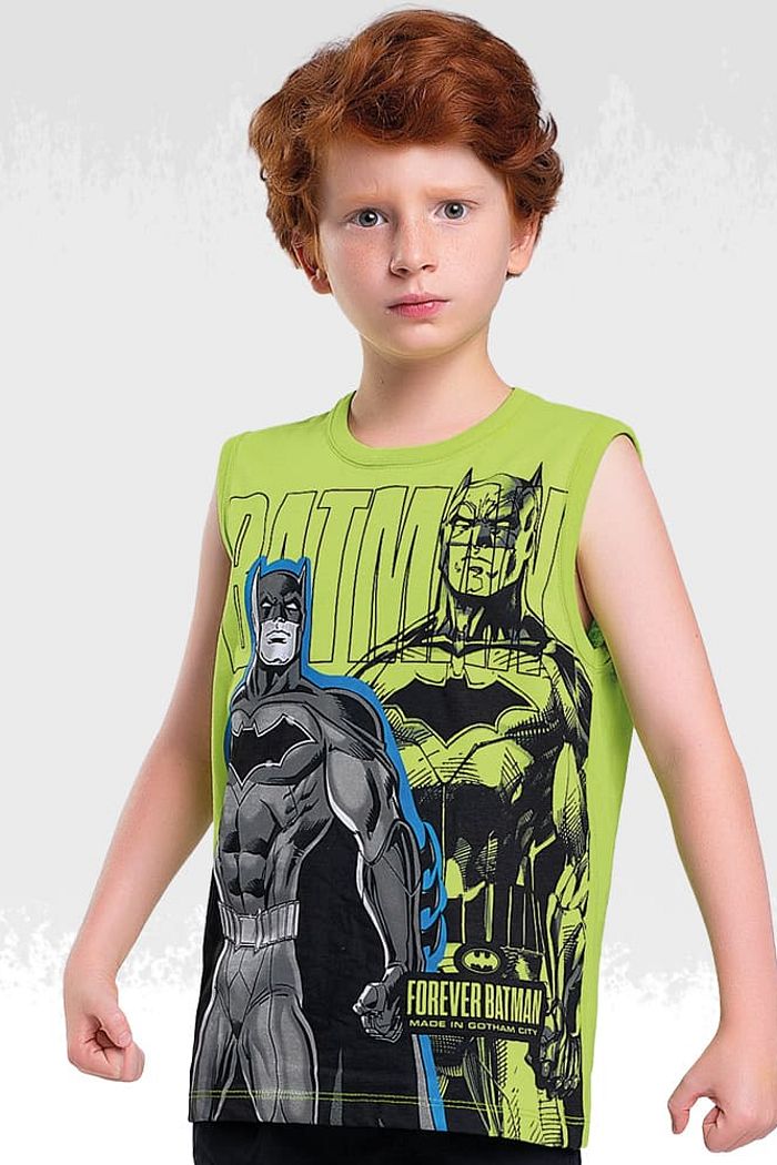 Regata em meia malha batman