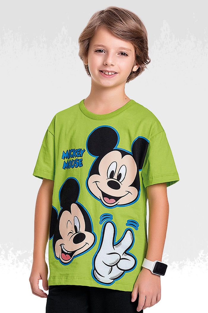 Blusa em meia malha minnie mouse