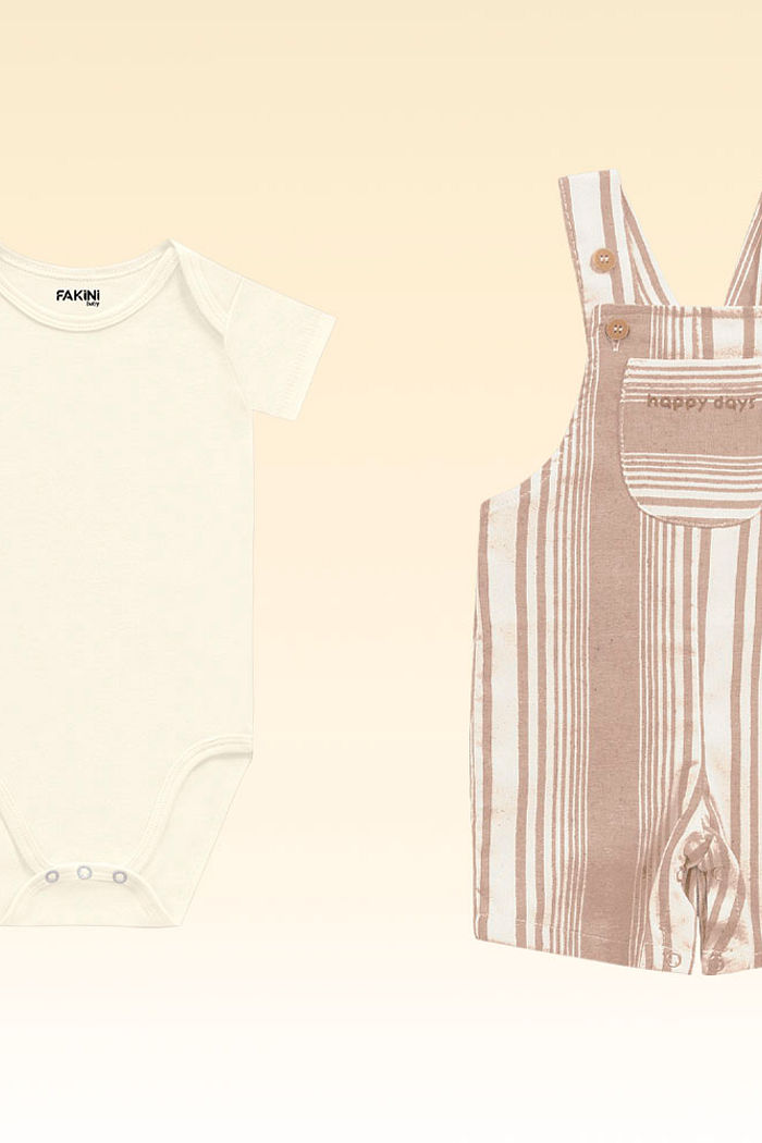 Conjunto body em meia malha e macacão em Brooklyn