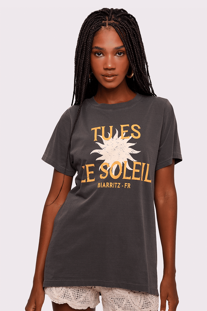 t-shirt tu es le soleil mundo lolita