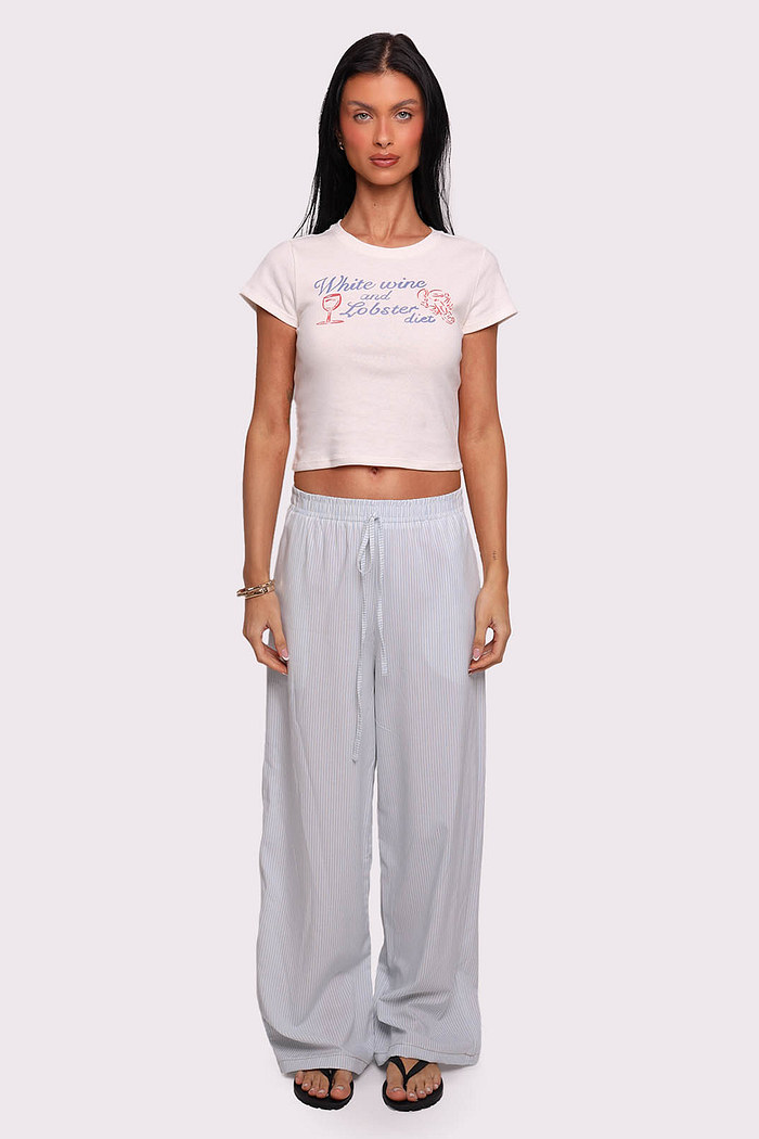 calça listrada azul celeste mundo lolita