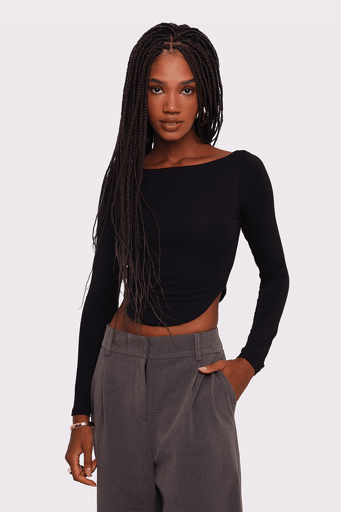 blusa mesh preta mundo lolita