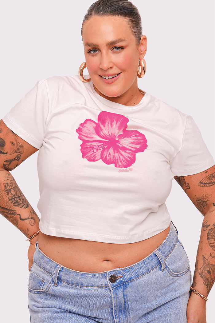 baby tee hibisco mundo lolita