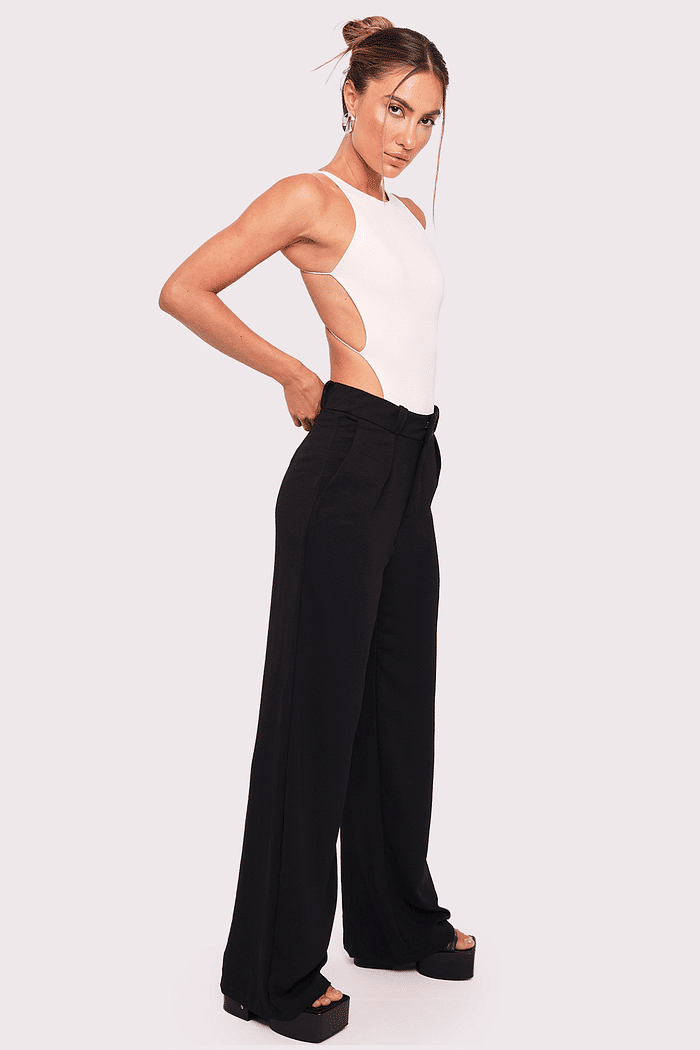 calça pantalona preta brooklyn mundo lolita