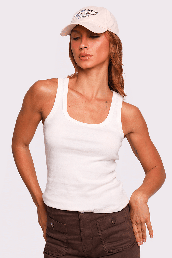 boné creme montauk sailing mundo lolita