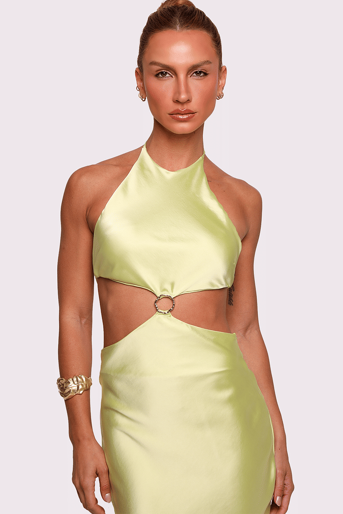 vestido cetim verde oceana mundo lolita