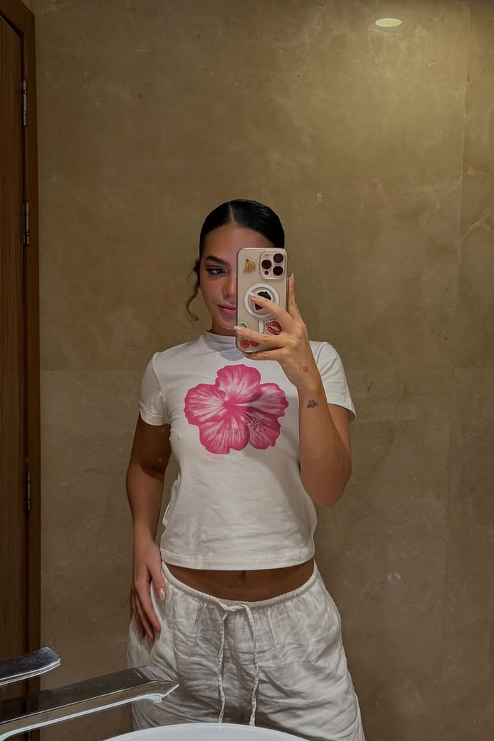 baby tee hibisco mundo lolita