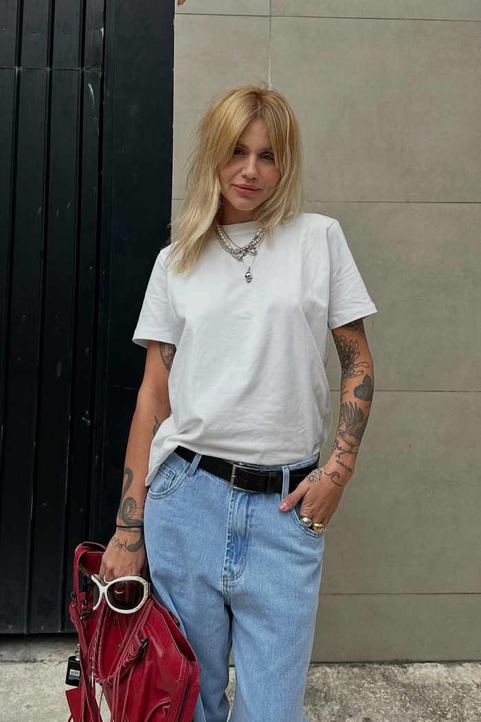 t-shirt thaise cotton off white mundo lolita