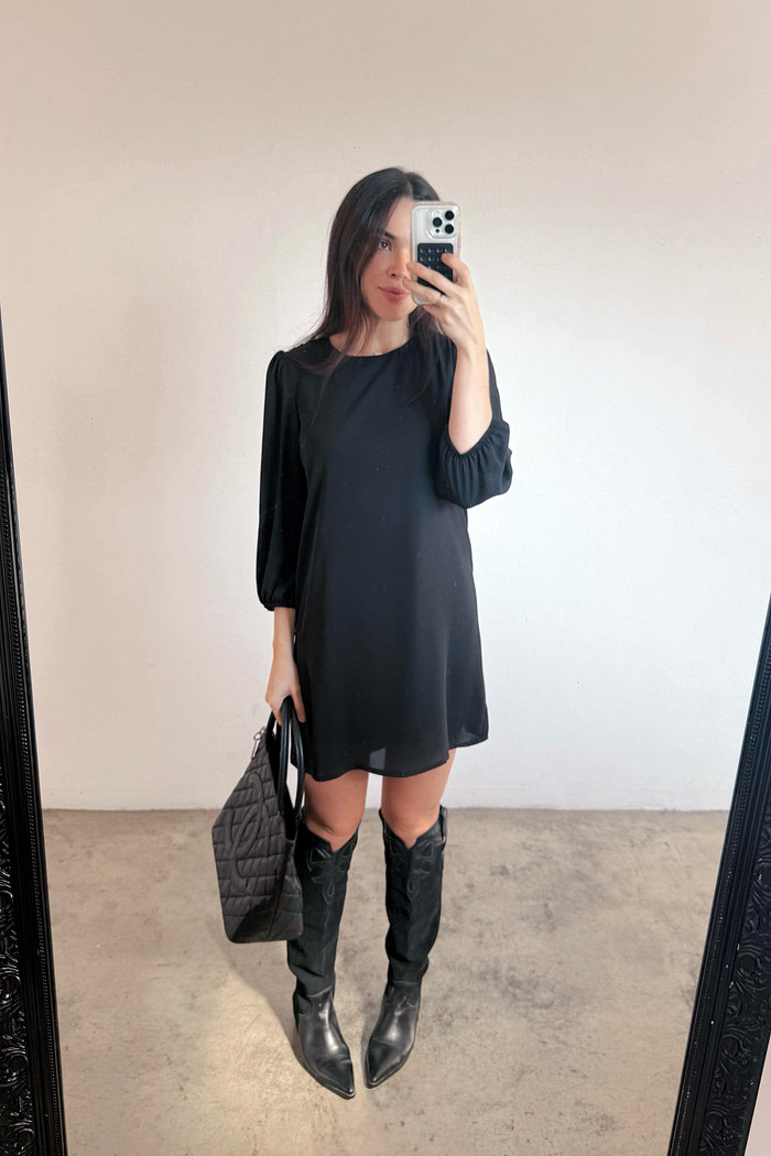 Vestido Francesca Preto - Mini Moni