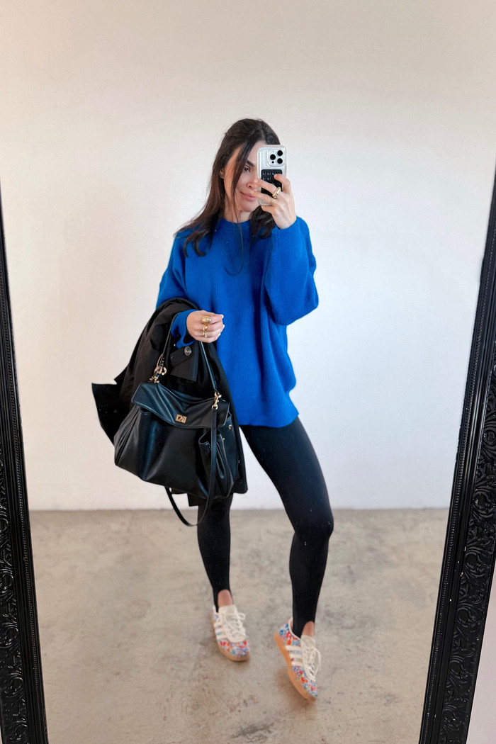 Maxi Tricô de Lã Ester Azul - Mini Moni