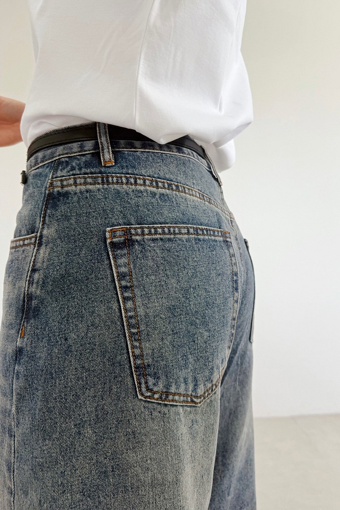 Calça Denim Azul Julieta - MiniMoni