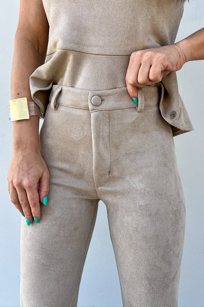 Calça de Suede Fendi Serena - Mini Moni