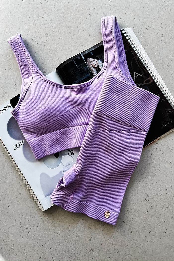 Conjunto Fit Margot Lilás - MiniMoni