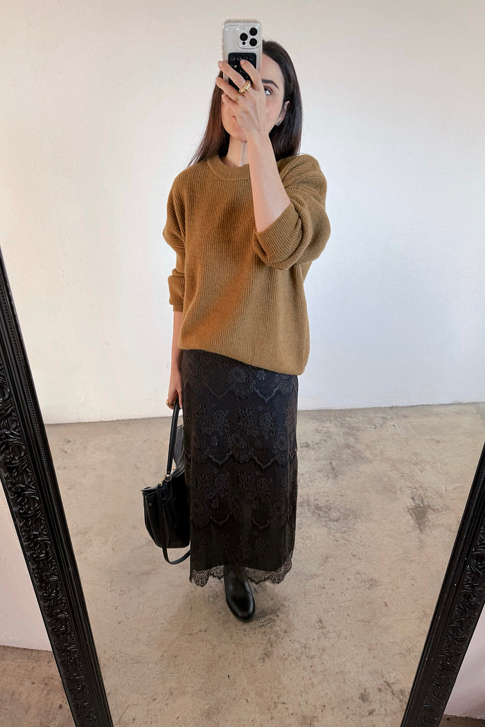 Maxi Tricô de Lã Ester Oliva - Mini Moni