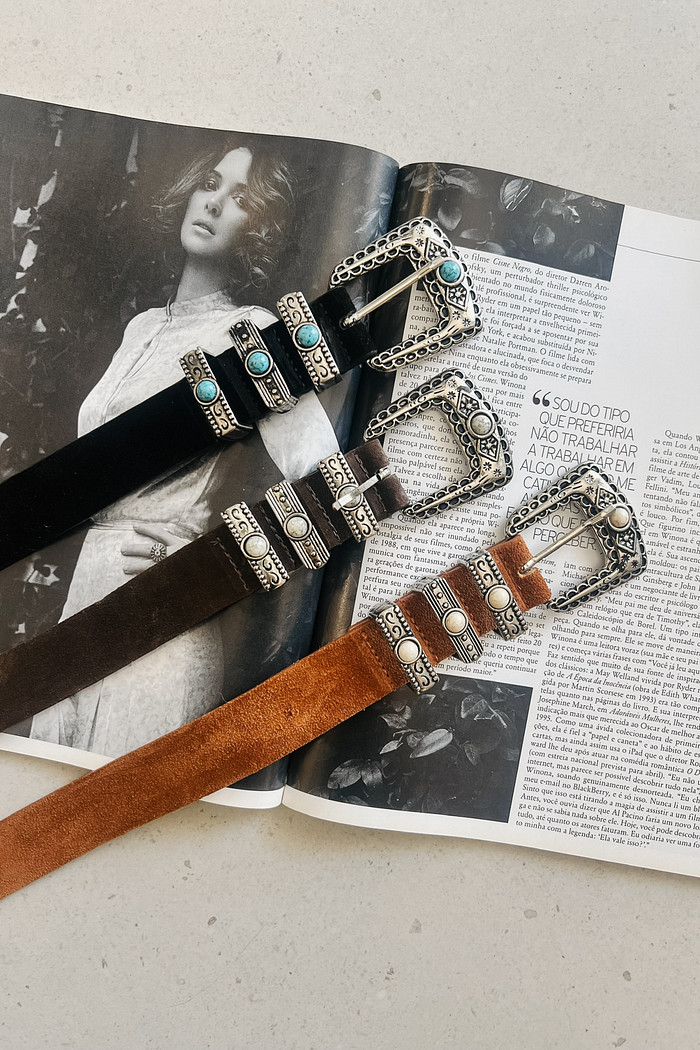 Cinto de Camurça Cinthia - Mini Moni