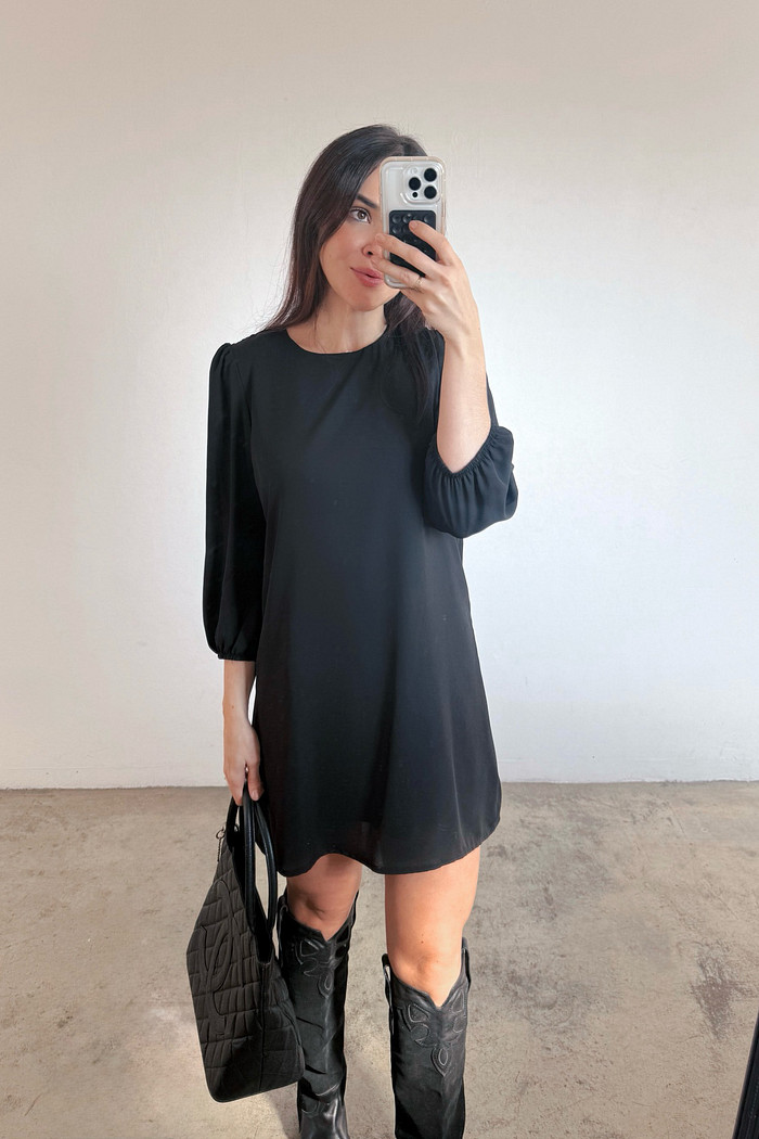 Vestido Francesca Preto - Mini Moni