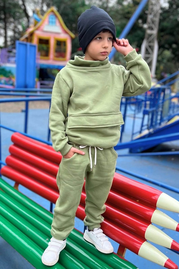 Casaco Gola Alta Verde